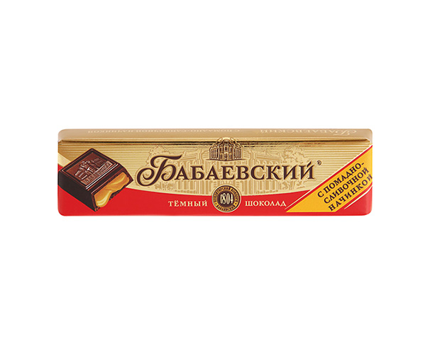Шоколад БАБАЕВСКИЙ с помадно-сливочной начинкой 50г / интернет-магазин напитков Лоза в Улан-Удэ