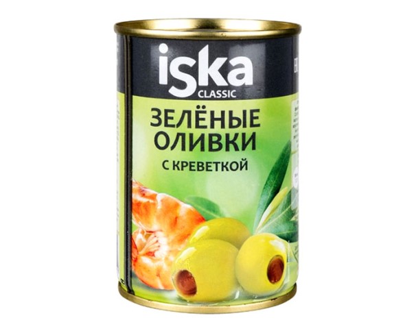Оливки ИСКА 300мл с креветками ж/б / интернет-магазин напитков Лоза в Улан-Удэ