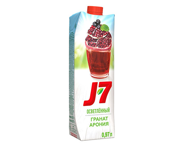 Сок J-7 Гранат/ч/рябина Призма 970 мл / интернет-магазин напитков Лоза в Улан-Удэ