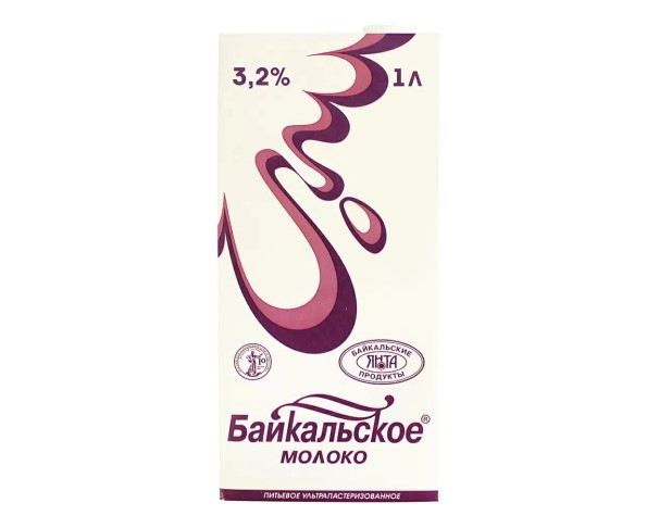 Молоко ЯНТА БАЙКАЛЬСКОЕ 3,2% 1л т/п БЗМЖ / интернет-магазин напитков Лоза в Улан-Удэ