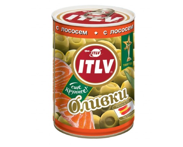 Оливки ITLV с лососем 314мл ж/б / интернет-магазин Виноград