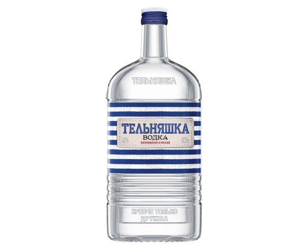 Водка ТЕЛЬНЯШКА 700мл фляжка / интернет-магазин напитков Лоза в Улан-Удэ