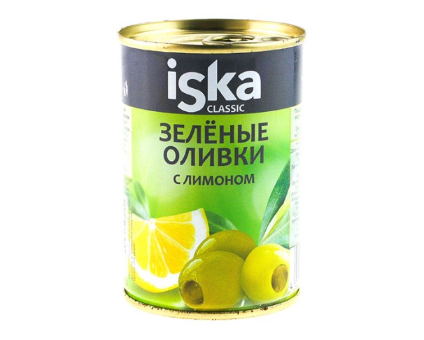 Оливки ИСКА 300мл с лимон ж/б / интернет-магазин Виноград