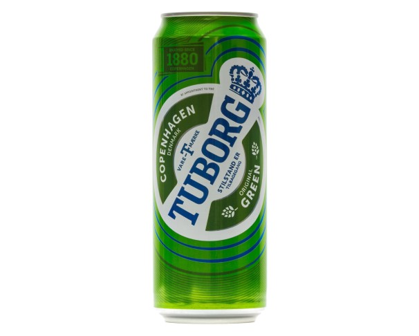 Пиво ТУБОРГ Грин 4,6% 450мл ж/б / интернет-магазин напитков Лоза в Улан-Удэ