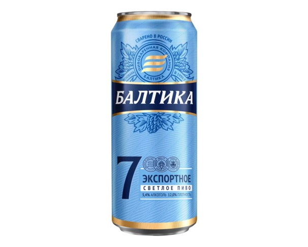 Пиво БАЛТИКА №7 5,4% 450мл ж/б / интернет-магазин напитков Лоза в Улан-Удэ