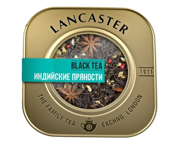 Чай LANCASTER черный индийский со специями 75гр ж/б / интернет-магазин напитков Лоза в Улан-Удэ