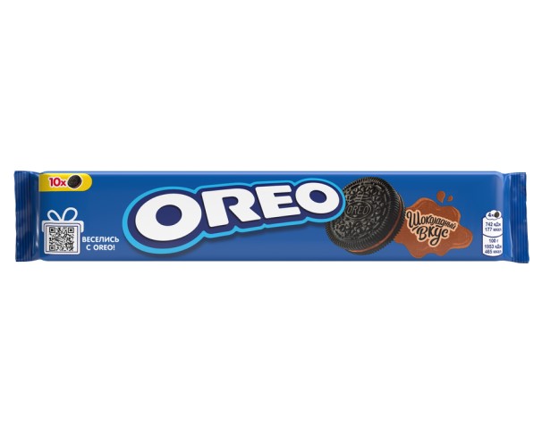 Печенье OREO с какао и шоколадной начинкой 95г / интернет-магазин напитков Лоза в Улан-Удэ