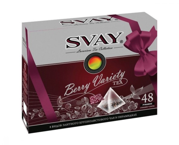 Чай Свэй Berry Varienty черный и зеленый 48 пирамидок / интернет-магазин напитков Лоза в Улан-Удэ