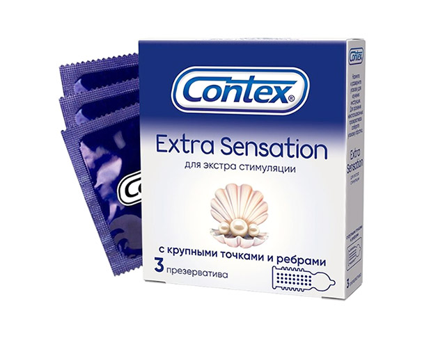 Презервативы CONTEX №3 Extra Sensation / интернет-магазин Виноград