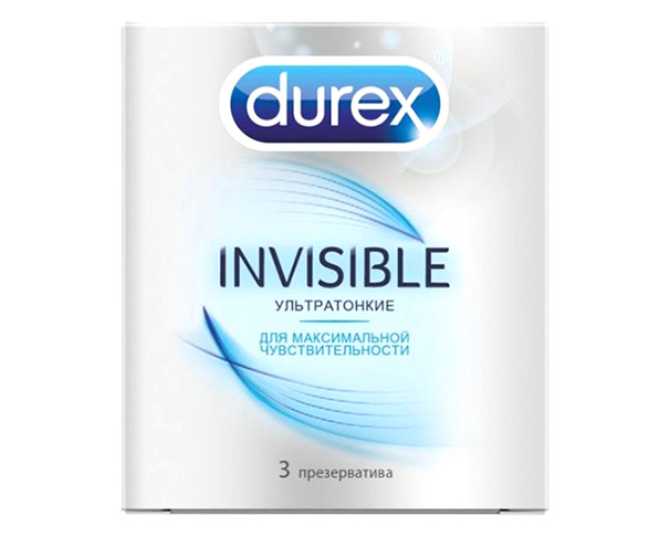 Презервативы DUREX Invisible 3шт / интернет-магазин Виноград