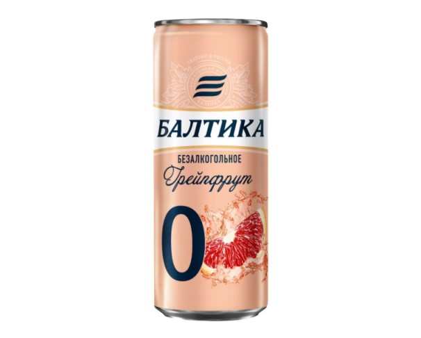 Пиво БАЛТИКА №0 330мл ж/б грейпфрут / интернет-магазин Виноград