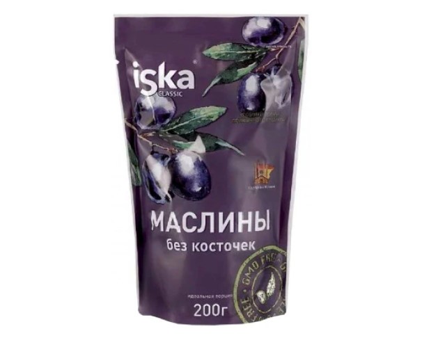 Маслины ИСКА Классик д/пак 200мл б/к / интернет-магазин напитков Лоза в Улан-Удэ