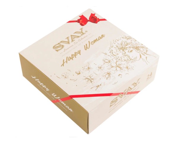 Чай Свэй Happy Woman черный и зелёный 24 пирамидок / интернет-магазин напитков Лоза в Улан-Удэ