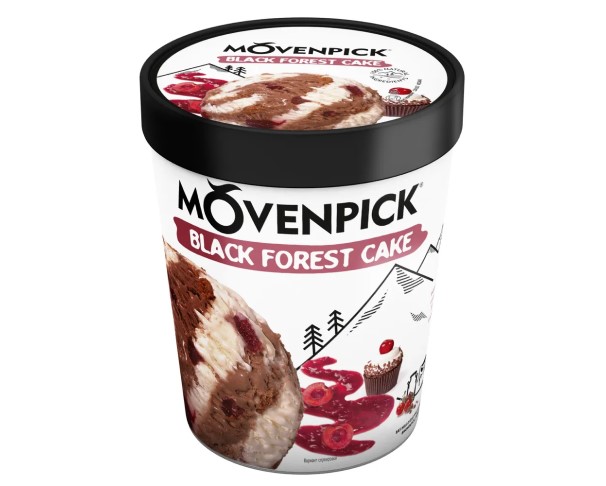 Мороженое МЕВЕНПИК Шоколадно-вишневый торт 480мл БЗМЖ / интернет-магазин Виноград