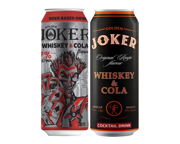 Алкогольный напиток 7. Joker алкогольный напиток Cola. Golden Joker пивной напиток. Напиток Golden Joker 0.43. Напиток пивной Golden Joker Whiskey Cola, 0,43.