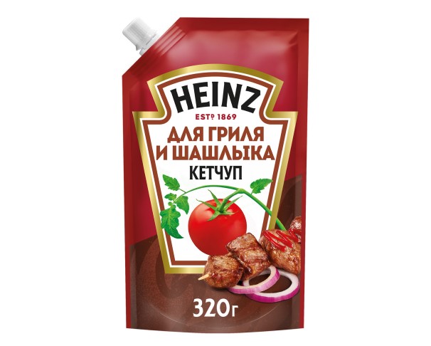 Кетчуп ХАЙНЦ Для гриля и шашлыка 320г д/п / интернет-магазин напитков Лоза в Улан-Удэ