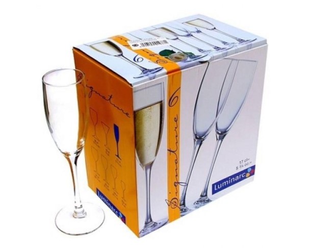 Набор бокалов Luminarc д/шампанского 160мл 4шт 4665557 / интернет-магазин напитков Лоза в Улан-Удэ