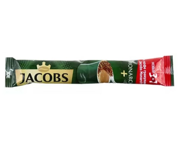 Кофе JACOBS MONARCH 3 в 1 15г / интернет-магазин напитков Лоза в Улан-Удэ
