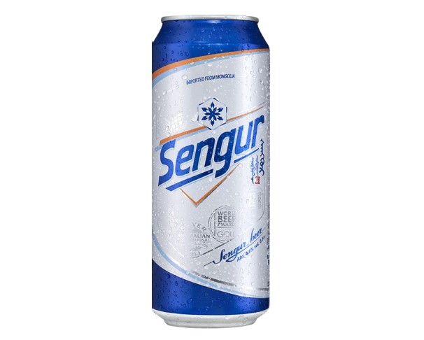 Пиво Сэнгур светлое фильтр. пастер. 4,8% ж/б 500мл / интернет-магазин напитков Лоза в Улан-Удэ