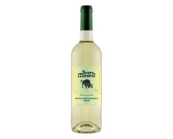 Вино БРАВО ТОРЕРО белое полусладкое 10,5% 750мл / интернет-магазин напитков Лоза в Улан-Удэ