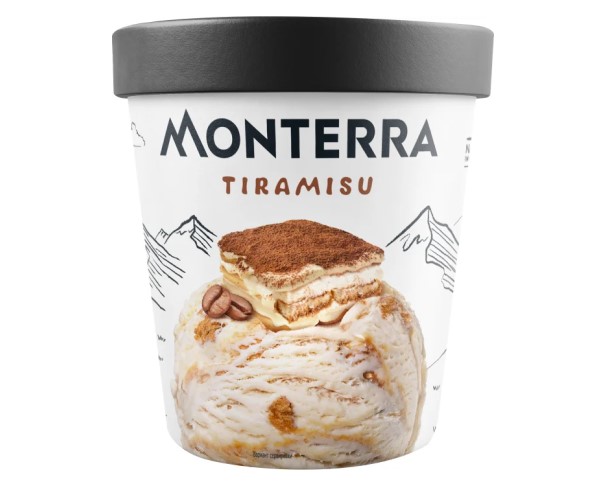 Мороженое МОНТЕРРА Тирамису 480мл БЗМЖ / интернет-магазин Виноград