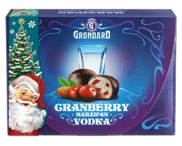 Конфеты Grondard Марципан с кус клюквы и водкой 98г | интернет-магазин ...