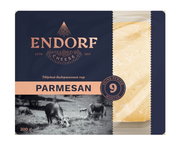 Сыр ENDORF Пармезан 43% 200г БЗМЖ / интернет-магазин напитков Лоза в Улан-Удэ