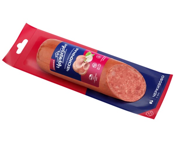 Колбаса ЧЕРКИЗОВО Чесночная 300г п/к / интернет-магазин напитков Лоза в Улан-Удэ