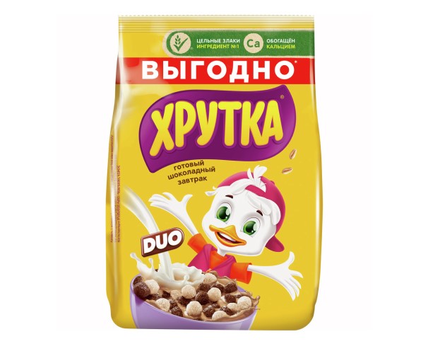 Готовый завтрак ХРУТКА ДУО шарики 200/230г / интернет-магазин напитков Лоза в Улан-Удэ