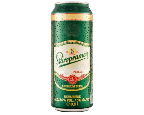 Пиво СТАРОПРАМЕН 11 светлое 4.7% 500мл ж/б / интернет-магазин Виноград