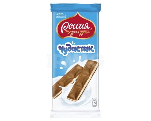 Шоколад ЧУДАСТИК молочный 90г / интернет-магазин напитков Лоза в Улан-Удэ