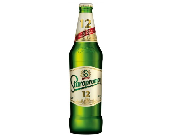 Пиво СТАРОПРАМЕН 12 светлое 5,2% 500мл ж/б / интернет-магазин напитков Лоза в Улан-Удэ