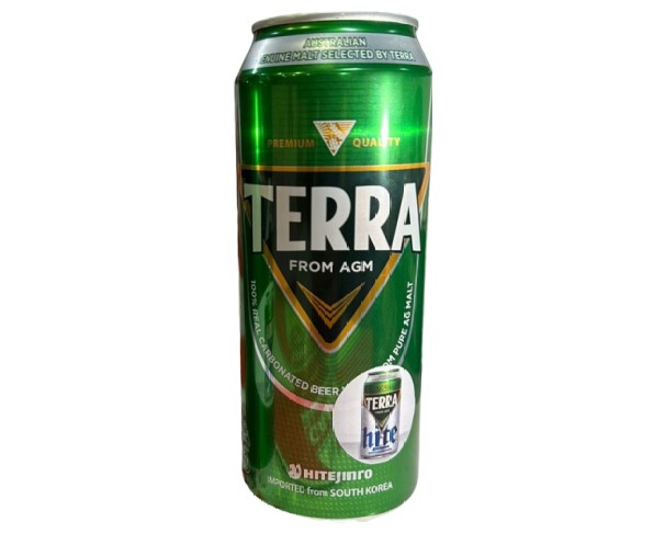 Пиво ТЕРРА светлое 4,6% 500мл ж/б / интернет-магазин напитков Лоза в Улан-Удэ