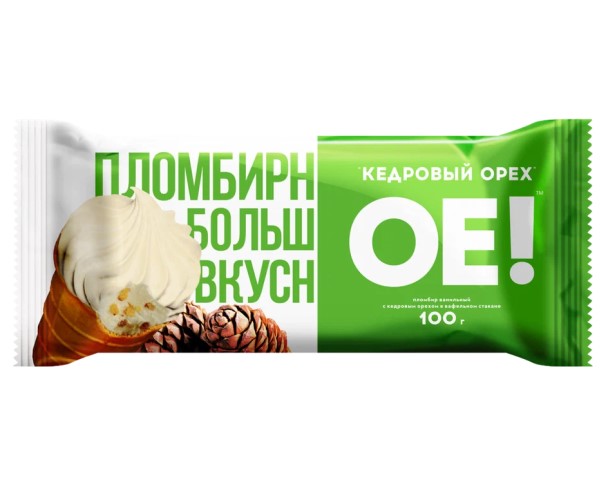Пломбир ОК с кедровым орехом 80г в/ст.БЗМЖ / интернет-магазин напитков Лоза в Улан-Удэ