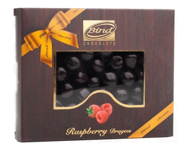 Шок драже БИНД Малина в темном шоколаде 100г картон / интернет-магазин Виноград