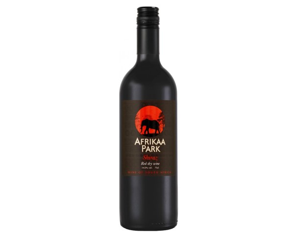 Вино АФРИКАА ПАРК Шираз красное сухое 13,5% 750мл / интернет-магазин напитков Лоза в Улан-Удэ