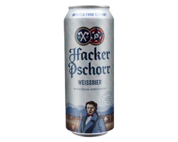 Пиво ХАХЕР-ПШОРР Вайсбир 5,5% 500мл ж/б / интернет-магазин напитков Лоза в Улан-Удэ