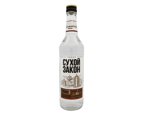 Водка СУХОЙ ЗАКОН 40% 500мл / интернет-магазин напитков Лоза в Улан-Удэ