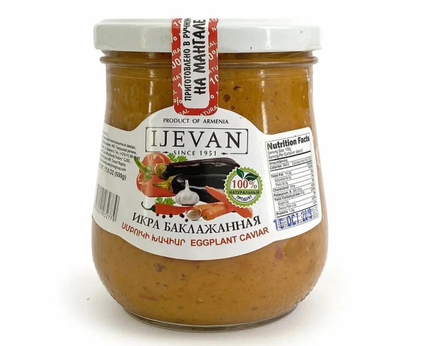 Икра ИДЖЕВАН Баклажанная 500г / интернет-магазин напитков Лоза в Улан-Удэ