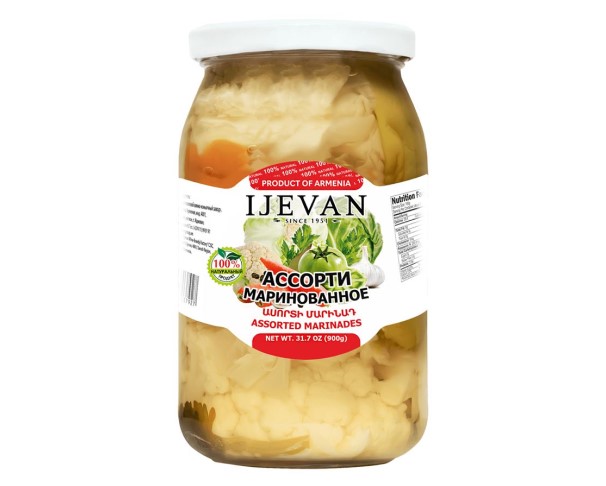 Ассорти ИДЖЕВАН Маринованное 900г / интернет-магазин напитков Лоза в Улан-Удэ