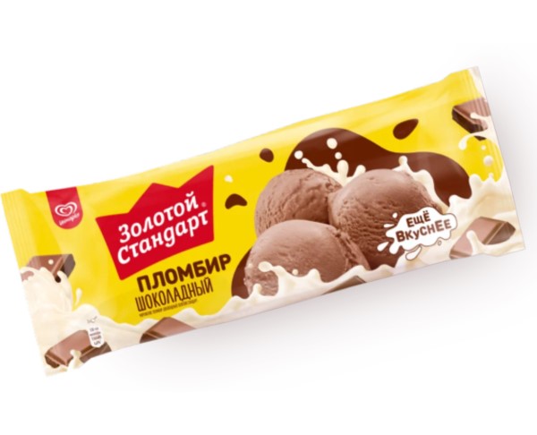 Мороженое ИНМАРКО ЗОЛОТОЙ СТАНДАРТ шоколад 380г БЗМЖ / интернет-магазин напитков Лоза в Улан-Удэ
