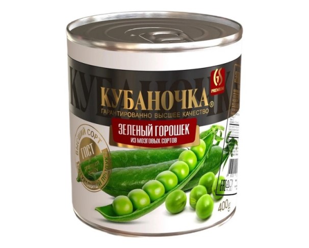 Горошек КУБАНОЧКА 400мл ж/б / интернет-магазин напитков Лоза в Улан-Удэ