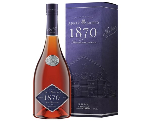 Коньяк России АБРАУ-ДЮРСО 1870 КВВК 40% 700мл / интернет-магазин напитков Лоза в Улан-Удэ