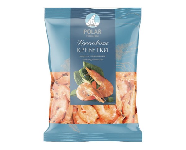 Креветки ПОЛАР королевские 40/60 в/м 500г / интернет-магазин напитков Лоза в Улан-Удэ