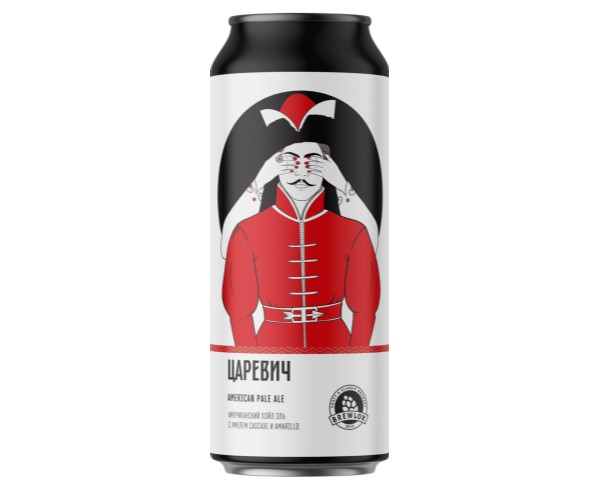 Пиво БРЕЛОК Царевич АПА 5.2% 450мл ж/б / интернет-магазин напитков Лоза в Улан-Удэ