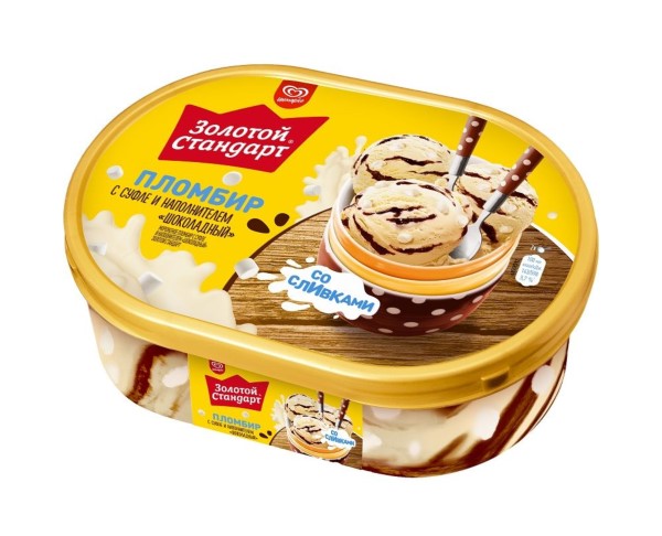 Мороженое ИНМАРКО ЗОЛОТОЙ СТАНДАРТ зефир в шоколаде 445г БЗМЖ / интернет-магазин напитков Лоза в Улан-Удэ