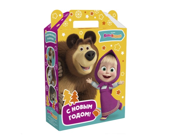 НГ подарок Маша и медведь В 800г / интернет-магазин напитков Лоза в Улан-Удэ