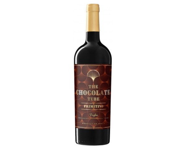 Вино ЧОКЛЭЙТ ТЬЮБ Примитиво красное полусухое 14,5% 750мл / интернет-магазин напитков Лоза в Улан-Удэ