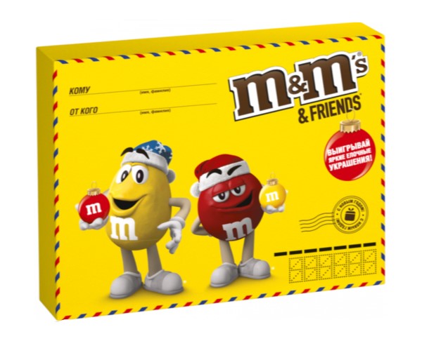 Подарок НГ М&Мs Посылка маленькая 99г / интернет-магазин напитков Лоза в Улан-Удэ