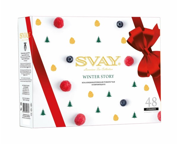 Чай Свэй Зимняя история 48 пирамидок (ассорти) / интернет-магазин напитков Лоза в Улан-Удэ